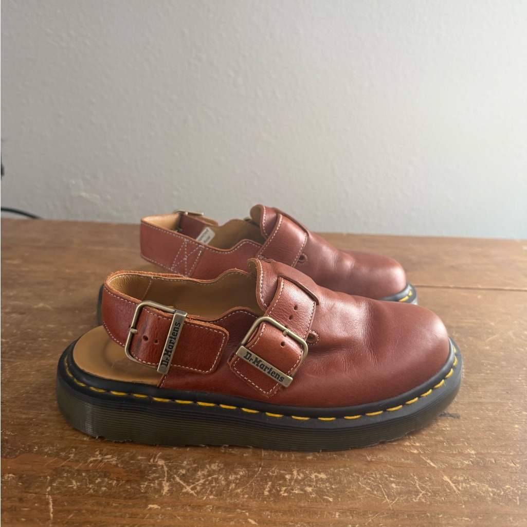 Dr. Martens Brown Leather Sandals